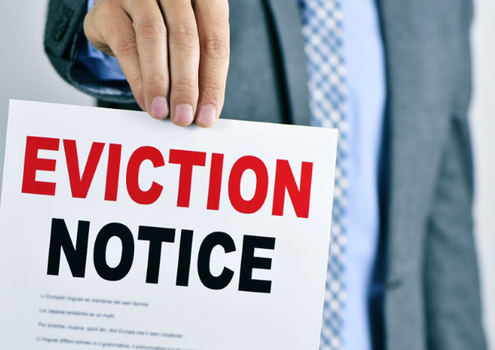 Eviction Notice sign
